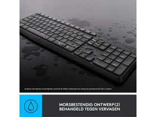 Logitech MK235 toetsenbord Inclusief muis USB QWERTZ Duits Grijs - 12