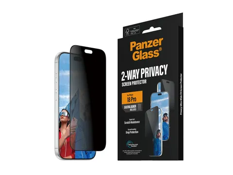 PanzerGlass 2-Way Privacy Screen Protector iPhone 2026 Pro | Ultra-