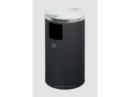 Afvalverzamelaar Wand-/Buisbevestiging 30 Liter Verzinkt Romp Ral7021
