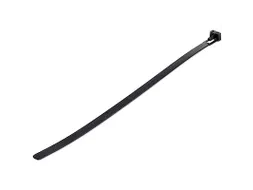 25cm Herbruikbare Kabelbinders zwart nylon 100 stuks