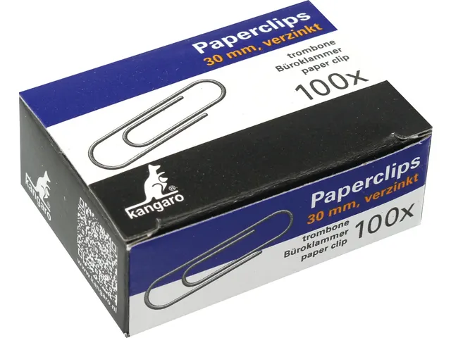 Trombone Kangaro 30mm boîte de 100 pièces