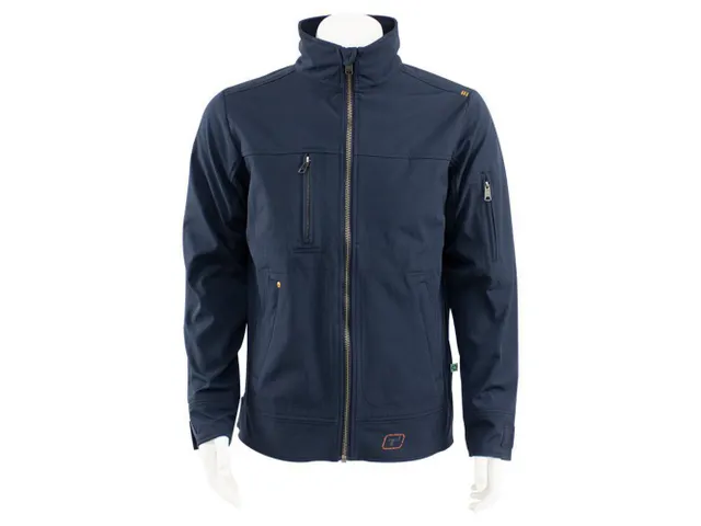 Schijvens Circulair softshell, marineblauw, maat M, per stuk