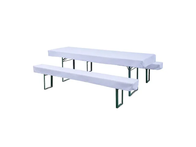 Hoezen Set voor Biertafel en 2 Banken 180cm met eigen print design