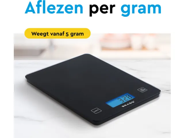 BRASQ Digitale keukenweegschaal 10KG DKS100