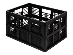 Opbergkrat Really Useful 45 liter 570x390x285mm opvouwbaar zwart