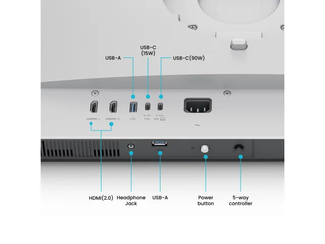 MA270UP | 27 inch 4K Glans Scherm voor MacBook Pro en MacBook Air
