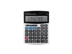 Bureaurekenmachine MBU 700 Solar Batterij 1-regelig 12 cijfers zwart