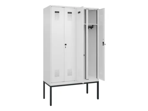 locker voor scheiding van kleding,HxBxD 2120x1200x500mm,4vak