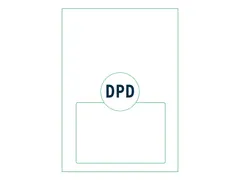 Retourlabel DPD label A4 161.5x100mm 100 Vel