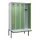 locker met bank,HxBxD 2120x1200x815mm,4vak,vak B 300mm,cilinderslot