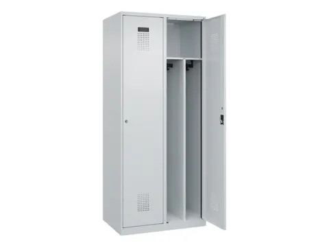 locker voor scheiding van kleding,HxBxD 1850x800x500mm,2vak