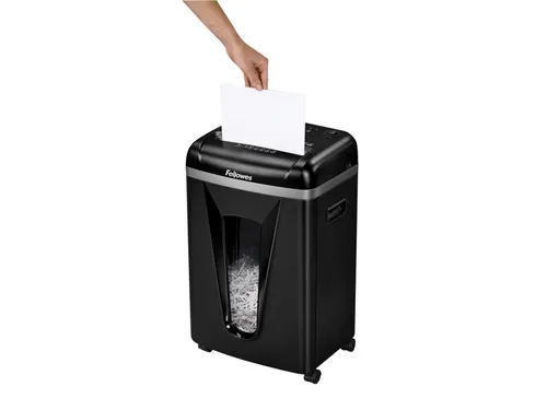 Fellowes papierversnipperaar Powershred 8C cross-cut persoonlijke papierverrnietiger, geschikt voor 8 vel A4-papier per keer met Safety Lock