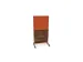 scheidingswand,HxB 1545x800mm,NP-tiepolo nut,BN3012-oranje