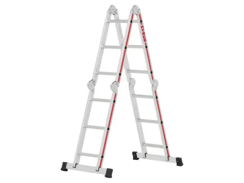 multifunctionele vouwladder,4x3,sporten,balk L 3,47m,aluminium