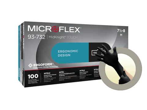 Ansell MicroFlex MidKnight Touch 93-732 handschoen - 9½-10