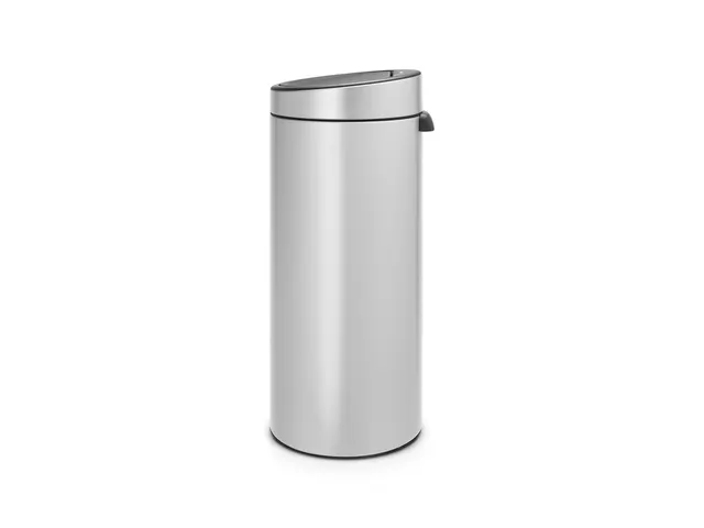 Grote Afvalbak Touch Bin New 30 Liter Metallic Grijs