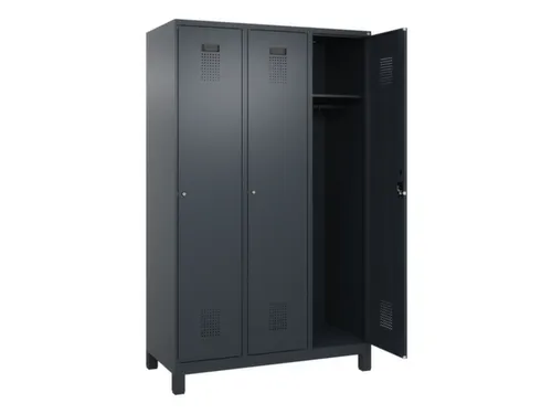 locker,HxBxD 1950x1200x500mm,3vak,vak B 400mm,cil.-slot,voeten