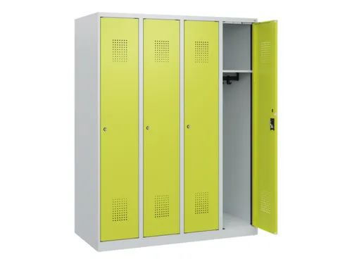 schoollocker,HxBxD 1530x1200x500mm,4vak,vak B 300mm,cil.-slot