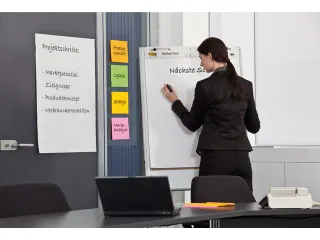 Meeting chart 3M Post-it 563 Super Sticky 508x584mm blanco - 3