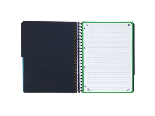 Projectboek Oxford School A4+ lijn 4-gaats 240 pagina's 80gr aqua