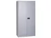 Armoire portes battantes 1806x914x400mm 3 tablettes acier gris clair