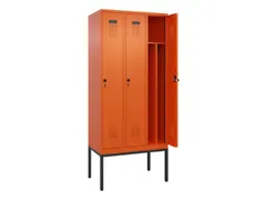 locker voor scheiding van kleding,HxBxD 2120x900x500mm,3vak