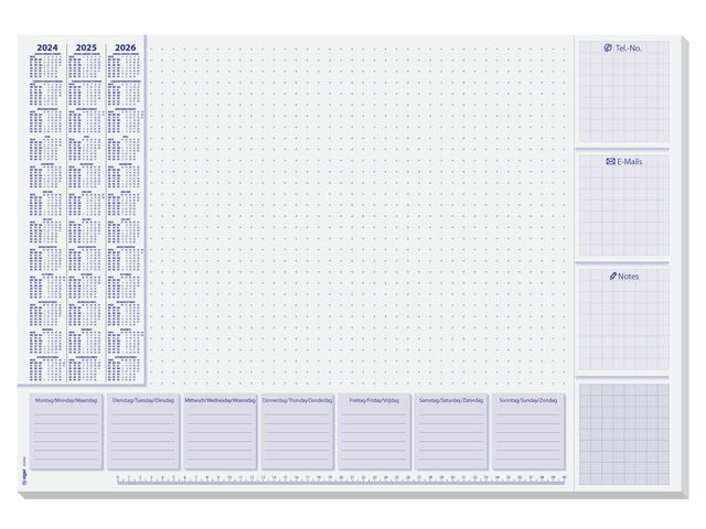 Designonderleggers Sigel Techniek 59.5x41 Cm 30 Vel Kalender | Sousmain.nl