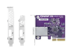 QNAP QXP-400ES-A1164, PCIe, Mini-SAS, Low-profile, PCIe 3.0, Blauw, NA