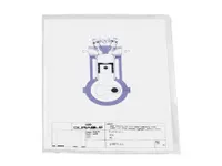 Durable L-mappen plastic