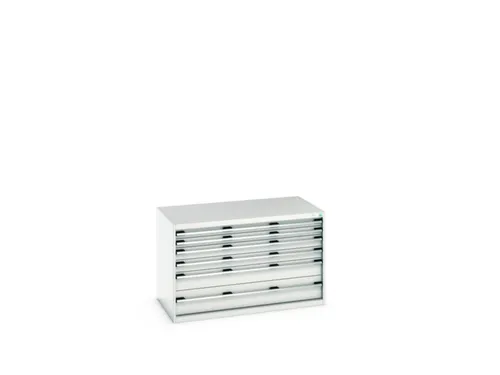 ladekast HxBxD 800x1300x750mm 6laden romp RAL7035 front RAL7035