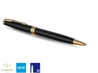 Balpen Parker Sonnet Black lacquer GT medium - 2