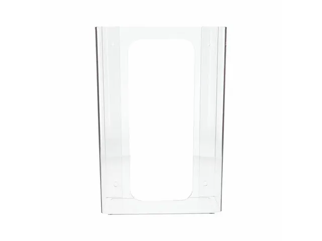 Support mural pour 3 boîtes Acryl Transparent 39x26x10cm
