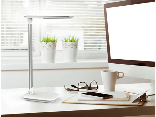 Bureaulamp MAULjazzy Wit dimbaar USB LED