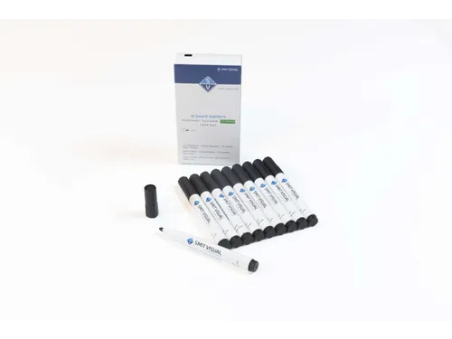 Whiteboard Marker Smit Visual Zwart 2-3mm 10 stuks