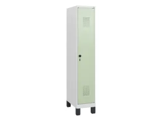 schoollocker,HxBxD 1630x300x500mm,1vak,vak B 300mm,draaigrendel,voeten - 2