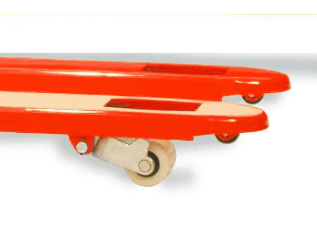 Palletwagen 2.5t Zwenk-/vorkwielen Pu/pu Enkelvoudig Vorklengte 1150mm