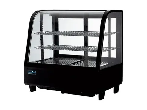 CaterCool Opzetkoelvitrine zwart 100 liter