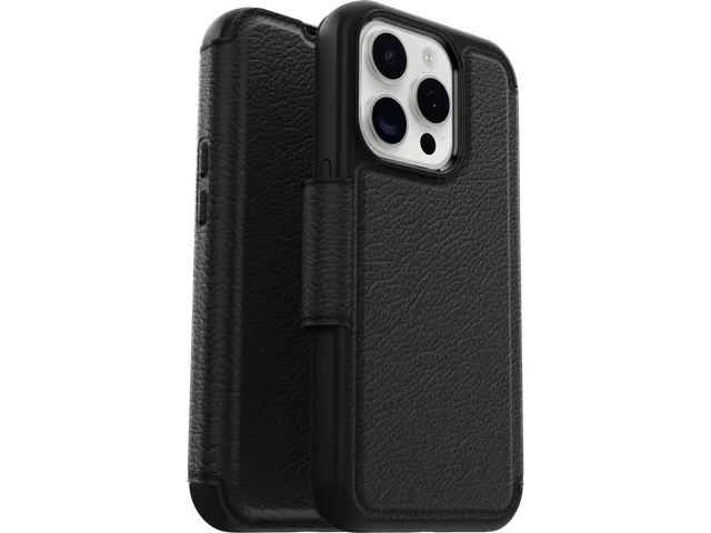 OtterBox Case Strada MagSafe Apple iPhone 15 Pro Shadow zwart ProPack