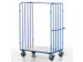chariot de transport de colis,force 600kg,plateau Lxl 1200x800mm