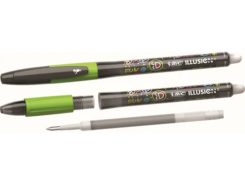Gelschrijver Bic Gel-ocity illusion medium zwart