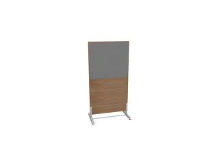scheidingswand,HxB 1545x800mm,NT-cherry,BN8078-grijs - 2