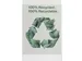 L-map 100 % gerecycleerd transparant 20 stuks