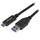 1 meter USB-A naar USB-C laadkabel USB 10Gbps 3A Charge & Sync M/M