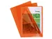 100 L-Mappen A4 0.13mm Gladde Pvc Oranje Sterke Kwaliteit