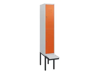 Dubbeldekse dekenkist,HxBxD 1950x300x815mm,1x2vak.,vak B 300mm - 1