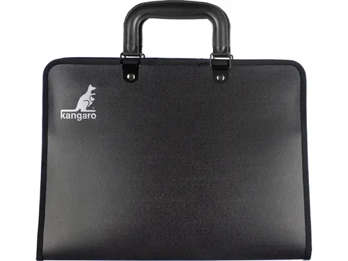 Tekenmap Kangaro A4 zwart met handvat