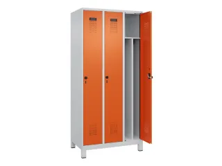 locker voor scheiding van kleding,HxBxD 1950x900x500mm,3vak - 1