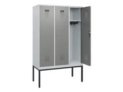 schoollocker,HxBxD 1950x1200x500mm,3vak,vak B 400mm,cil.-slot