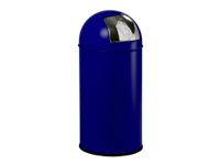 Afvalbak Pushcan 40 Liter Blauw