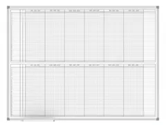 Jaarplanner MAULstandard Magnetisch 90x120cm 2x6 maanden